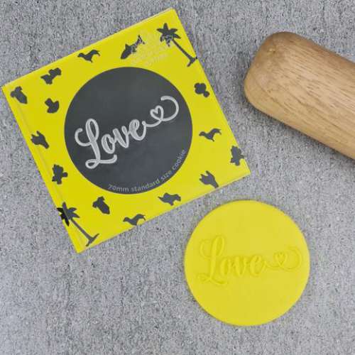 Cookie Stamp Debosser - Love